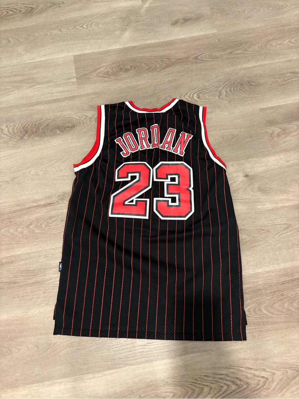 Jordan Jersey Black and Red Team Basketball
